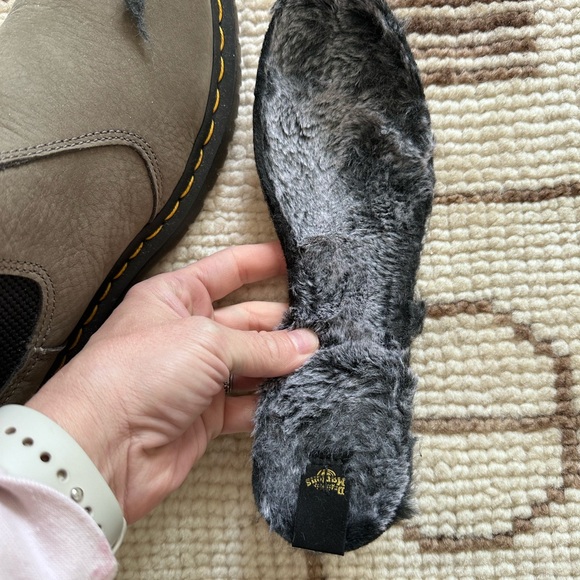 2976 Leonore Faux Fur Lined Nubuck Chelsea Boots size 7 - Picture 4 of 4